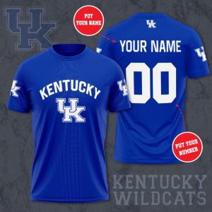 Personalized Kentucky Wildcats Unisex 3D T-Shirt TGI190