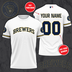 Personalized Milwaukee Brewers Unisex 3D T-Shirt TGI111