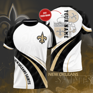 Personalized New Orleans Saints Unisex 3D T-Shirt TGI052