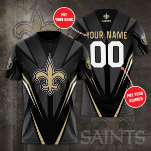 Personalized New Orleans Saints Unisex 3D T-Shirt TGI058
