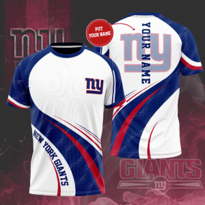 Personalized New York Giants Unisex 3D T-Shirt TGI053