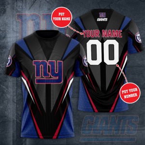 Personalized New York Giants Unisex 3D T-Shirt TGI055