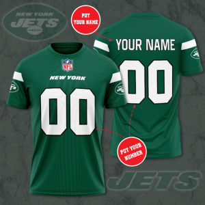 Personalized New York Jets Unisex 3D T-Shirt TGI050