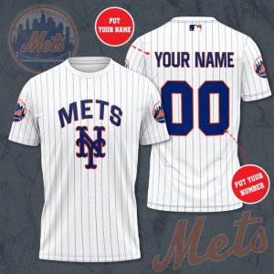 Personalized New York Mets Unisex 3D T-Shirt TGI530