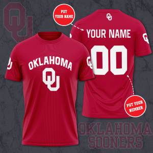 Personalized Oklahoma Sooners Unisex 3D T-Shirt TGI164