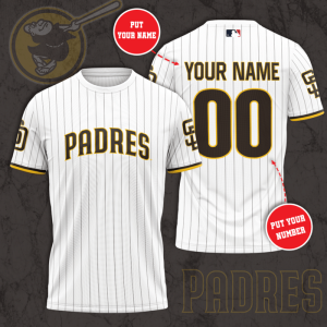 Personalized San Diego Padres Unisex 3D T-Shirt TGI124