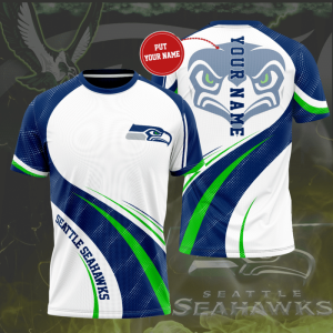 Personalized Seattle Seahawks Unisex 3D T-Shirt TGI038