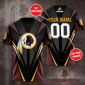 Personalized Washington Redskins Unisex 3D T-Shirt TGI216