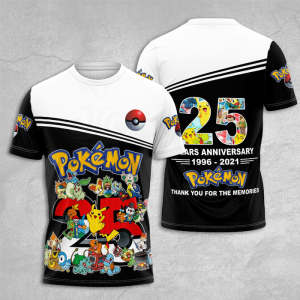 Pokemon Unisex 3D T-Shirt TGI109