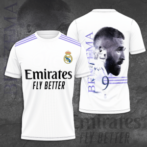 Real Madrid Unisex 3D T-Shirt TGI005