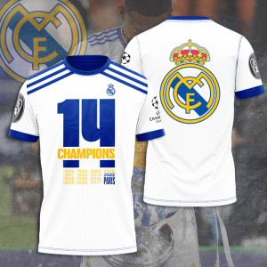 Real Madrid Unisex 3D T-Shirt TGI347