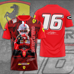 Scuderia Ferrari Unisex 3D T-Shirt TGI353