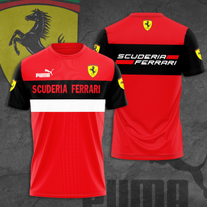 Scuderia Ferrari Unisex 3D T-Shirt TGI434