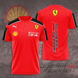 Scuderia Ferrari Unisex 3D T-Shirt TGI473