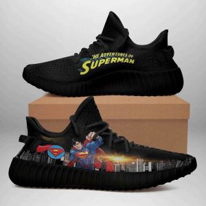 Superman Yeezy Couture Film Sneaker Custom Shoes YHC085