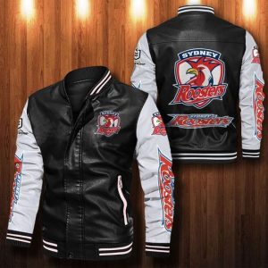 Sydney Roosters Leather Bomber Jacket CTLBJ119