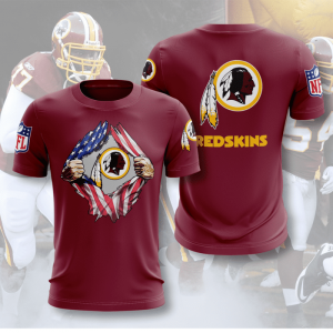 Washington Redskins Unisex 3D T-Shirt TGI214