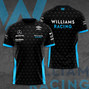 Williams Racing F1 Merchandise Unisex 3D T-Shirt TGI460