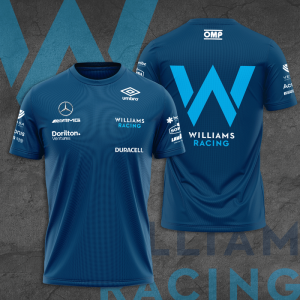 Williams Racing F1 Merchandise Unisex 3D T-Shirt TGI461