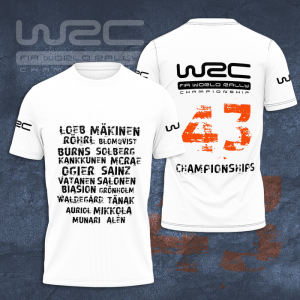 World Rally Championship Unisex 3D T-Shirt TGI649