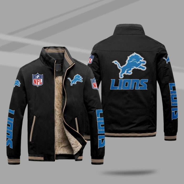 Detroit Lions Winter Plush Mountainskin Jacket MJ056