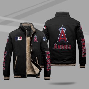 Los Angeles Angels Winter Plush Mountainskin Jacket MJ093