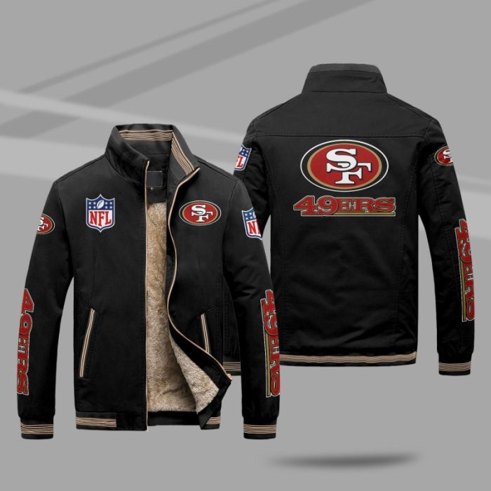 San Francisco 49ers Winter Plush Mountainskin Jacket MJ145