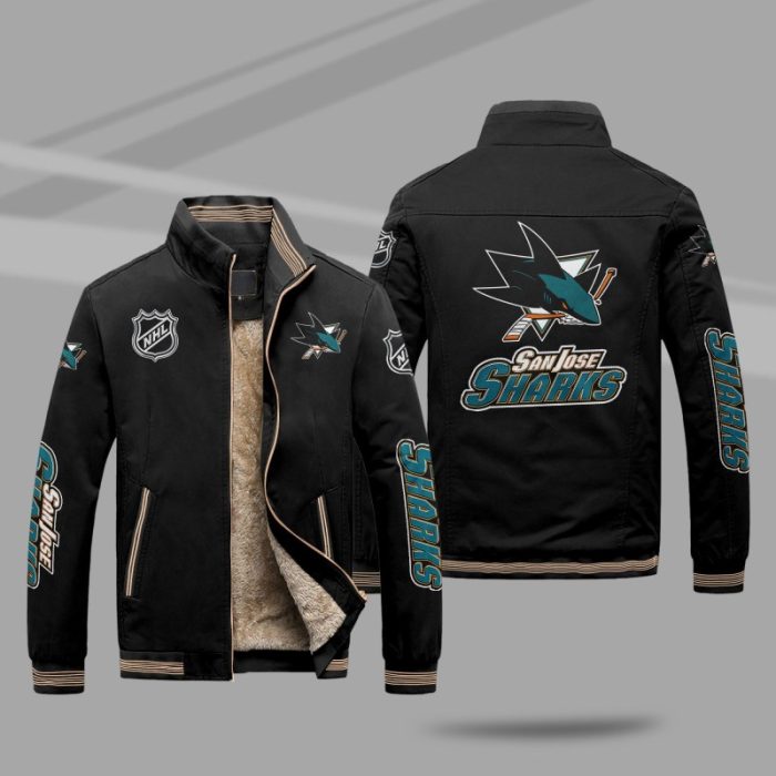 San Jose Sharks Winter Plush Mountainskin Jacket MJ147