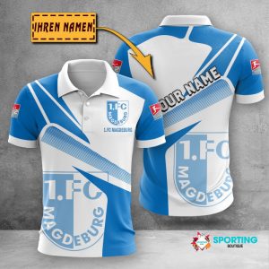1. FC Magdeburg Polo Shirt Golf Shirt 3D PLS487