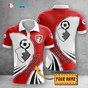 A.F.C. Bournemouth Polo Shirt Golf Shirt 3D PLS2511