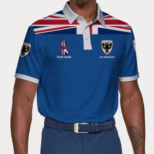 AFC Wimbledon Polo Shirt Golf Shirt 3D PLS1851