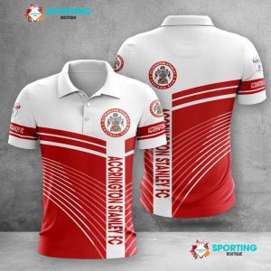 Accrington Stanley Polo Shirt Golf Shirt 3D PLS1454