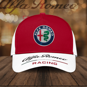 Alfa Romeo ORLEN Sauber F1 Team Racing Classic Baseball Cap - Red White CGI2181