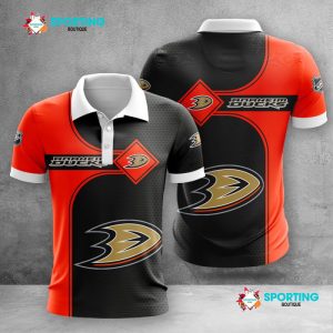 Anaheim Ducks Polo Shirt Golf Shirt 3D PLS1357