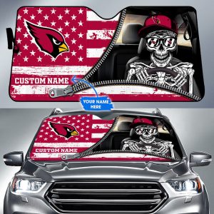 Arizona Cardinals NFL Football Team Car Sun Shade CSS0423