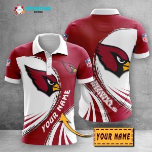 Arizona Cardinals Polo Shirt Golf Shirt 3D PLS2159