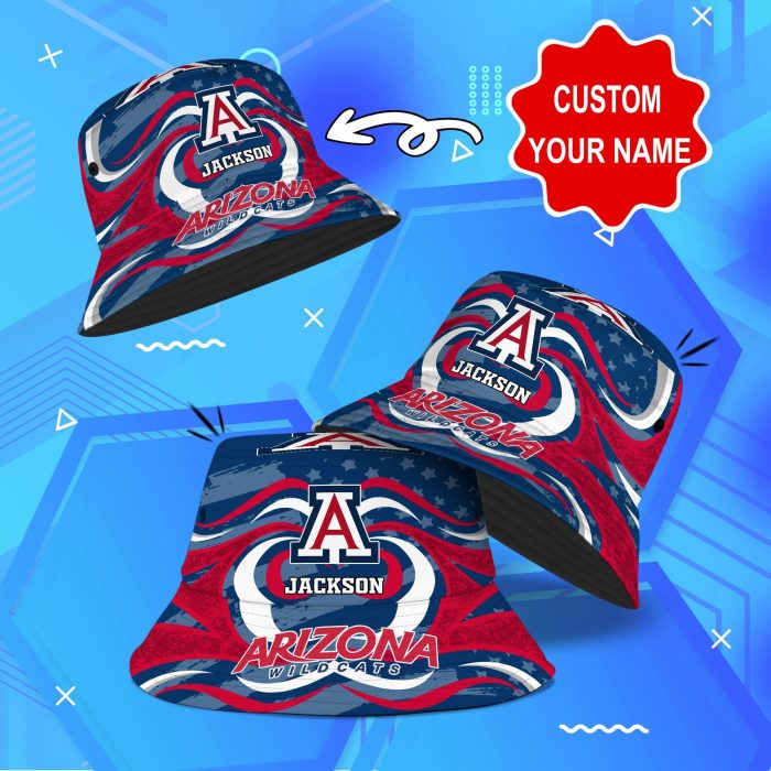 Arizona Wildcats NCAA Bucket Hat Personalized SBH207