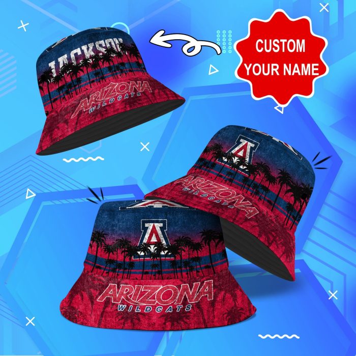 Arizona Wildcats NCAA Bucket Hat Personalized SBH246