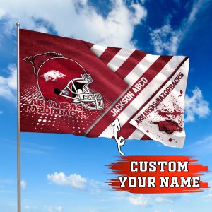 Arkansas Razorbacks NCAA Personalized Fly Flag Outdoor Flag Fl018