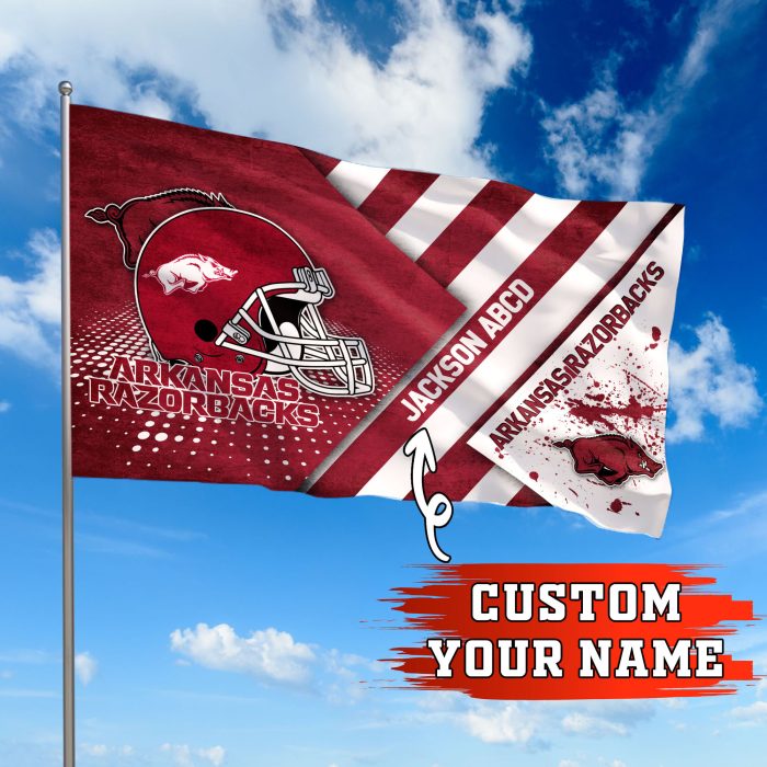 Arkansas Razorbacks NCAA Personalized Fly Flag Outdoor Flag Fl018