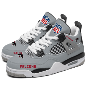 Atlanta Falcons NFL Custom Name Jordan 4 Shoes Personalized Sneaker For Fan J4038