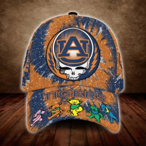 Auburn Tigers x Grateful Dead 3D Classic Baseball Cap CGI1907