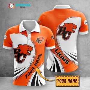 BC Lions Polo Shirt Golf Shirt 3D PLS1767