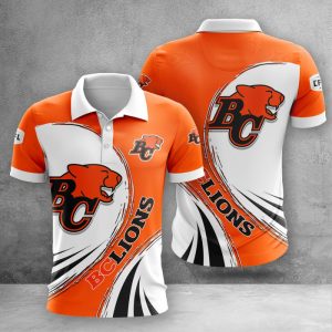 BC Lions Polo Shirt Golf Shirt 3D PLS2431