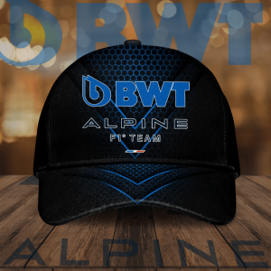 BWT Alpine F1 Team Kappa Classic Blue Trellis Baseball Cap - Black CGI2200