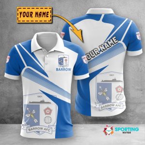 Barrow AFC Polo Shirt Golf Shirt 3D PLS363