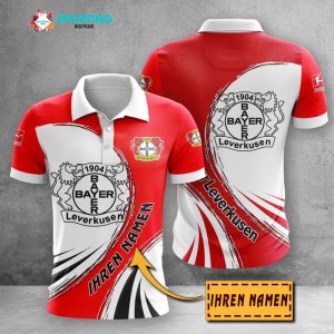 Bayer 04 Leverkusen Polo Shirt Golf Shirt 3D PLS2315