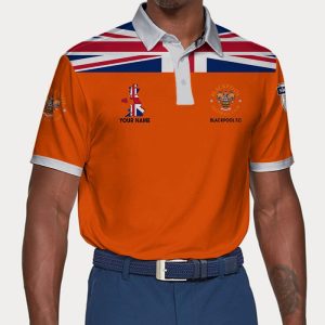 Blackpool F.C Polo Shirt Golf Shirt 3D PLS1890