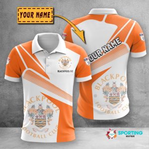 Blackpool F.C Polo Shirt Golf Shirt 3D PLS394