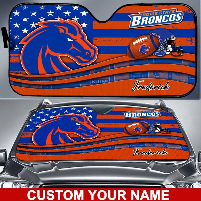 Boise State Broncos NCAA Car Sun Shade CSS0555